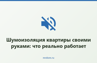 Шумоизоляция квартиры своими руками: что реально работает
