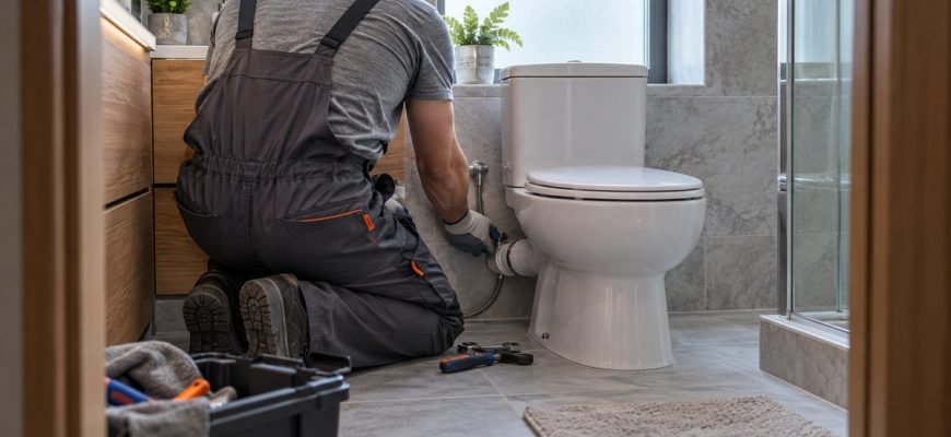 Установка унитаза в Уфе: цена работ, замена старого и подключение
