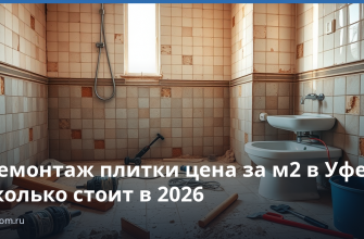 Демонтаж плитки цена за м2 в Уфе: сколько стоит в 2026