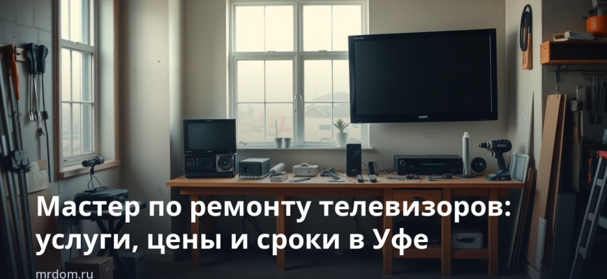 Мастер по ремонту телевизоров: услуги, цены и сроки в Уфе