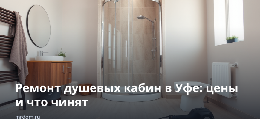 Ремонт душевых кабин в Уфе: цены и что чинят