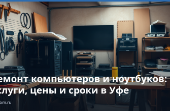 Ремонт компьютеров и ноутбуков: услуги, цены и сроки в Уфе