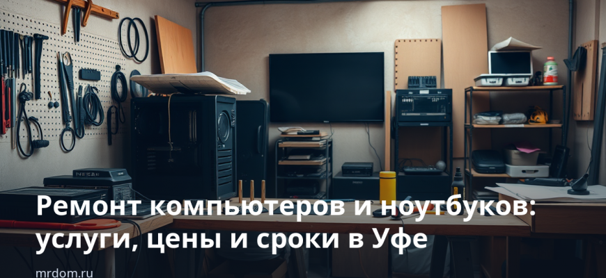 Ремонт компьютеров и ноутбуков: услуги, цены и сроки в Уфе