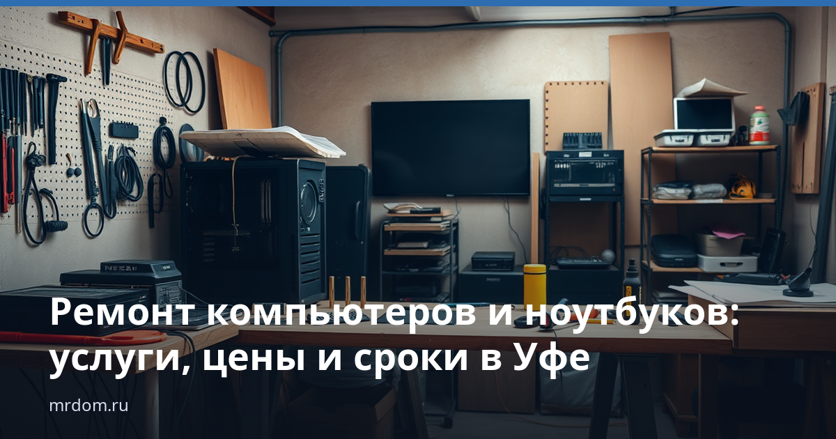 Ремонт компьютеров и ноутбуков: услуги, цены и сроки в Уфе