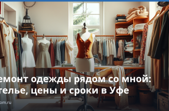 Ремонт одежды рядом со мной: ателье, цены и сроки в Уфе