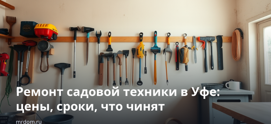 Ремонт садовой техники в Уфе: цены, сроки, что чинят